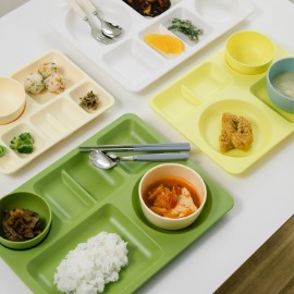 The school set + Half spoon chopsticks set (adult)